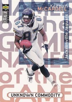 Keenan McCardell Jacksonville Jaguars 1997 Upper Deck Collector's Choice NFL Names of the Game #65
